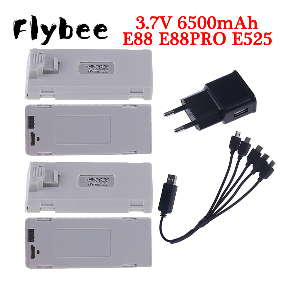 Original E88 Battery 3.7V 6500 - Drone Gimbal Controller ulasan dan harga