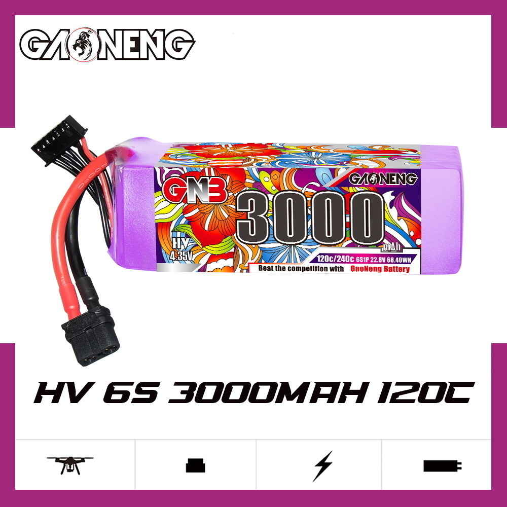 GNB Lipo Battery 6S 22.8V 3000 - Drone Gimbal Controller ulasan dan harga