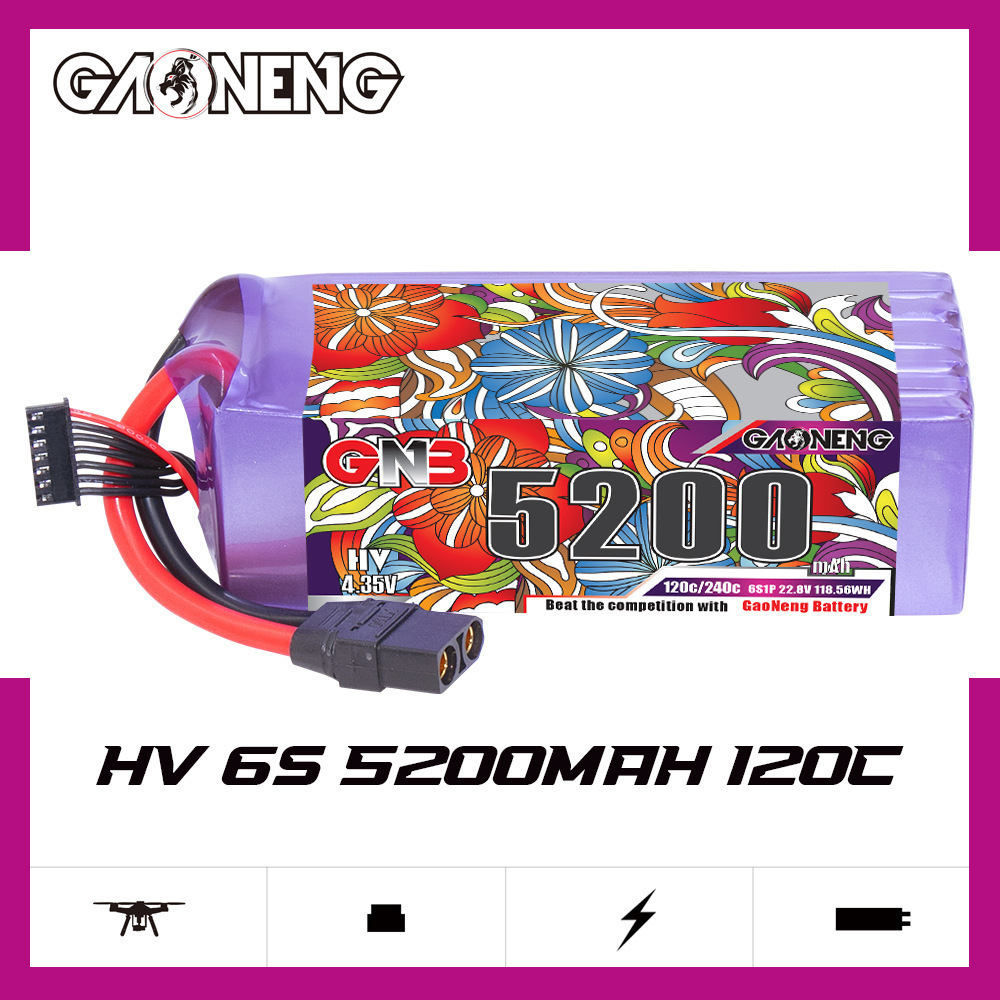 GNB Lipo Battery 6S 22.8V 3000 - Drone Gimbal Controller ulasan dan harga